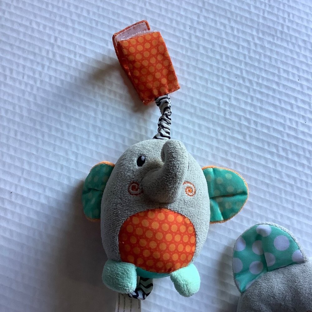 Spark Create‎ Imagine Elephant Baby Rattle & Teether Set For Infants - Picture 3 of 10